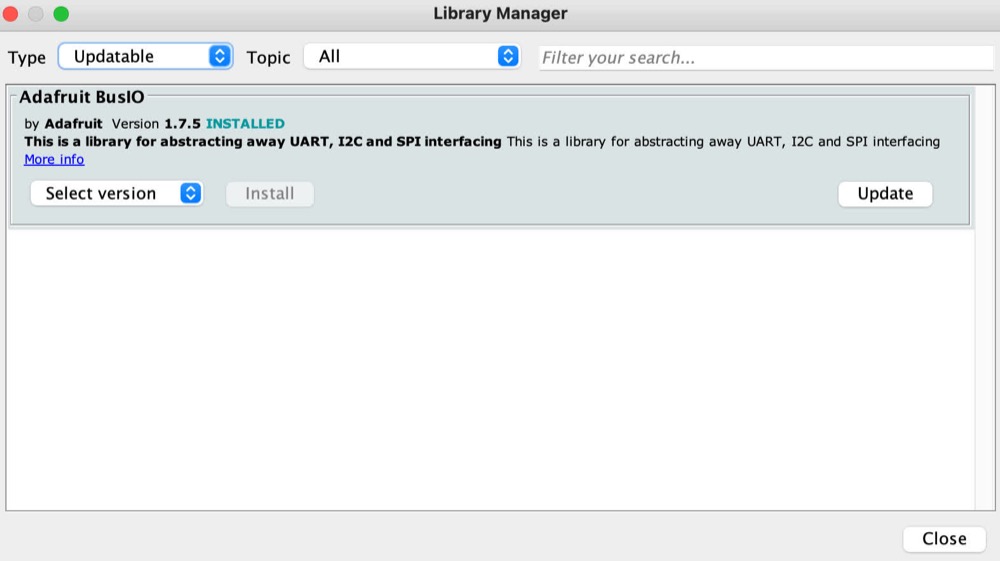 Arduino update button Arduino update button