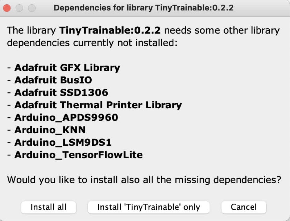Install TinyTrainable Install TinyTrainable